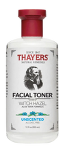 Load image into Gallery viewer, Thayers Unscented Witch Hazel Facial Toner 12 oz bottle