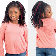 Load image into Gallery viewer, FreeTress Crochet Braids 3X Kids Butterfly Loc With Curls 8"