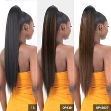 Load image into Gallery viewer, Shake-N-Go Organique Pony Pro Ponytail with Secret Pocket - Sleek Straight 26"
