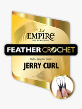 Load image into Gallery viewer, Sensationnel Empire Feather Crochet Jerry Curl 14 inch packaging