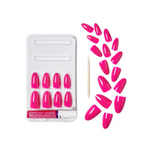 Load image into Gallery viewer, Gold Finger Solid Color Press-On Nails Gala GC60 - 24pc bold color nail kit with gel glue