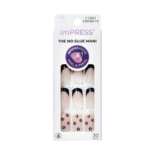 Load image into Gallery viewer, KISS imPRESS No-Glue Manicure Press-On Nails So Lucky - 30pc kit