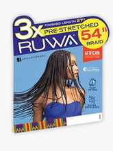 Load image into Gallery viewer, Sensationnel 3X Ruwa Pre-Stretched Braid 54"