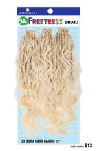 Load image into Gallery viewer, FreeTress Crochet Braids 3X Bora Bora Braids 12"