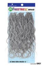 Load image into Gallery viewer, FreeTress Crochet Braids 3X Bora Bora Braids 12"