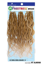 Load image into Gallery viewer, FreeTress Crochet Braids 3X Bora Bora Braids 12"