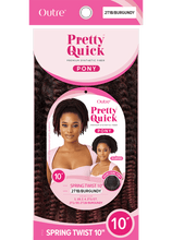 Load image into Gallery viewer, Outre Drawstring Ponytail Pretty Quick Pony Spring Twist 10"
