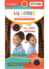 Load image into Gallery viewer, Outre Drawstring Ponytail Lil Looks Spring Twist 8"