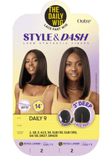 Load image into Gallery viewer, Outre The Daily Wig Style N Dash 3" Deep Lace Part Wig Daily 9