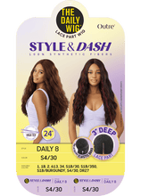 Load image into Gallery viewer, Outre The Daily Wig Style N Dash 3" Deep Lace Part Wig Daily 8