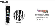 Load image into Gallery viewer, Freetress Synthetic Crochet Braid - Distressed Loc 22"
