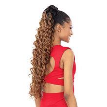 Load image into Gallery viewer, Shake N Go Synthetic Organique Ponytail - Deep Wave 28"