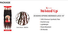 Load image into Gallery viewer, Outre X-Pression - Twisted Up - Boho Spring Mermaid Locs 18" 3X
