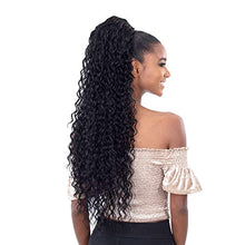 Load image into Gallery viewer, Shake N Go Synthetic Organique Ponytail - Beach Curl 28"