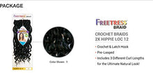 Load image into Gallery viewer, Freetress Synthetic Pre Looped Crochet Braid - 2X Hippie Loc 12"