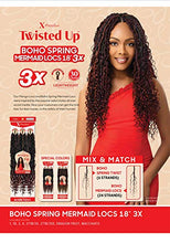 Load image into Gallery viewer, Outre X-Pression - Twisted Up - Boho Spring Mermaid Locs 18" 3X