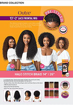 Load image into Gallery viewer, Outre - 13X2 Lace Frontal Wig - Halo Stitch Braid 14