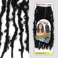Load image into Gallery viewer, Freetress Synthetic Crochet Braid - Butterfly Loc 12"