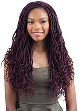Load image into Gallery viewer, Freetress Synthetic Pre Looped Crochet Braid - Goddess Loc 18"