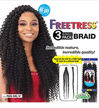 Load image into Gallery viewer, Freetress Synthetic Crochet Braid - 3X Pearl Curl 18"