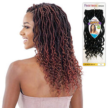 Load image into Gallery viewer, Freetress Synthetic Pre Looped Crochet Braid - 2X Hippie Loc 12"
