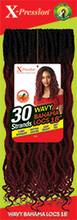 Load image into Gallery viewer, Outer X-Pression Crochet Braid Wavy Bahama Locs 14" and 18"
