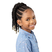 Load image into Gallery viewer, Outre Lil Looks - Drawstring Ponytail - Beaded Box Braids 12"