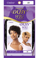 Load image into Gallery viewer, Outre Duby Wig Human Hair Soft Curly Cut