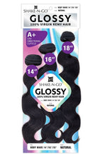 Load image into Gallery viewer, Shake N Go 100% Virgin Remy Hair Weave 3 Bundles Body Wave 14"16"18" Glossy