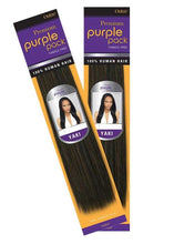 Load image into Gallery viewer, Outre Human Hair Purple Pack Yaki 18