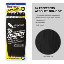 Load image into Gallery viewer, FreeTress Aerolite Braids Pre-Stretched 6X 52&quot;
