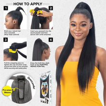 Load image into Gallery viewer, Shake-N-Go Organique Pony Pro Ponytail with Secret Pocket - Sleek Straight 26"
