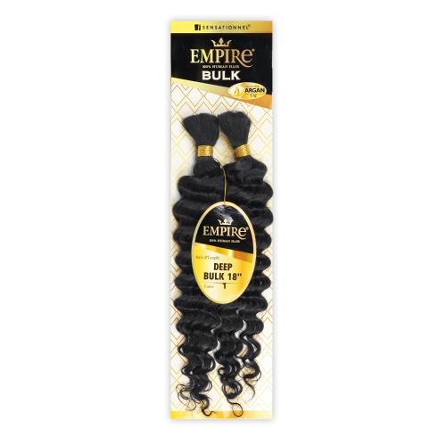 Sensationnel Human Hair Braids Empire Deep Bulk 18