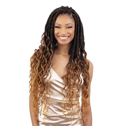 Shake N Go FreeTress Crochet Braids 3X Rebel Boho Mermaid Loc 24