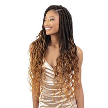 Load image into Gallery viewer, Shake N Go FreeTress Crochet Braids 3X Rebel Boho Mermaid Loc 24&quot;
