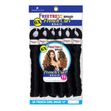 Load image into Gallery viewer, Shake-N-Go FreeTress 6X French Curl Braid 14 inch crochet braiding hair pre-stretched
