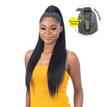 Load image into Gallery viewer, Shake-N-Go Organique Pony Pro Ponytail with Secret Pocket - Sleek Straight 26"
