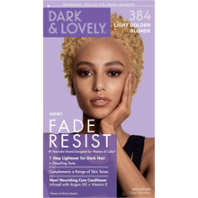 Load image into Gallery viewer, SoftSheen-Carson Dark and Lovely Fade Resist Rich Conditioning Hair Color, Permanent Hair Color - [384] Light Golden Blonde

