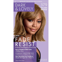 Load image into Gallery viewer, SoftSheen-Carson Dark and Lovely Fade Resist Rich Conditioning Hair Color, Permanent Hair Color -[379] Golden Bronze

