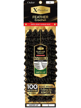 Load image into Gallery viewer, Outre X-Pression 100% Remy Human Hair Feather Crochet Braid Water Wave 18 inch pre-looped
