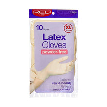 Load image into Gallery viewer, KISS Red Powder-Free Latex Gloves Xl 10Ct

