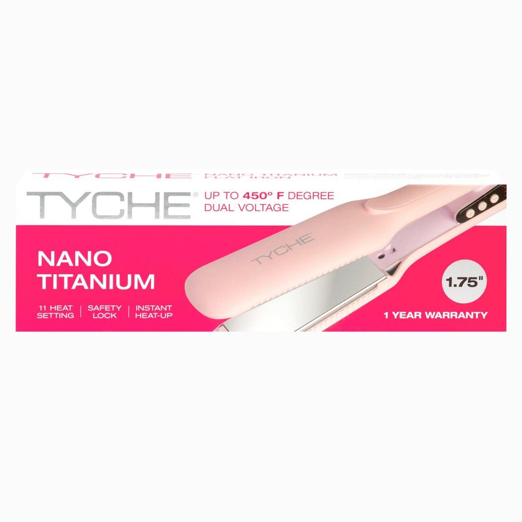 Nicka K Tyche Flat Iron Titanium Pink  1.75