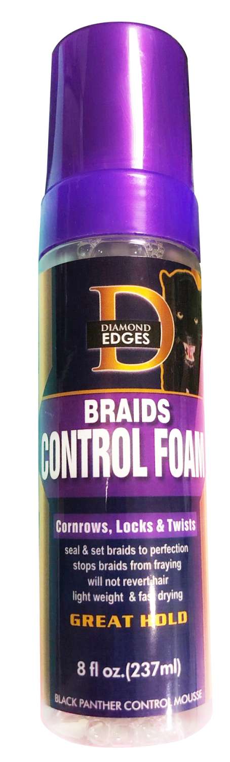 Black Panther Braid Control Foam (7.25 oz)