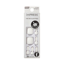 Load image into Gallery viewer, KISS imPRESS Press-On Pedicure Ks Impress Toenails - Lovin On - 24pc no-glue toenail kit
