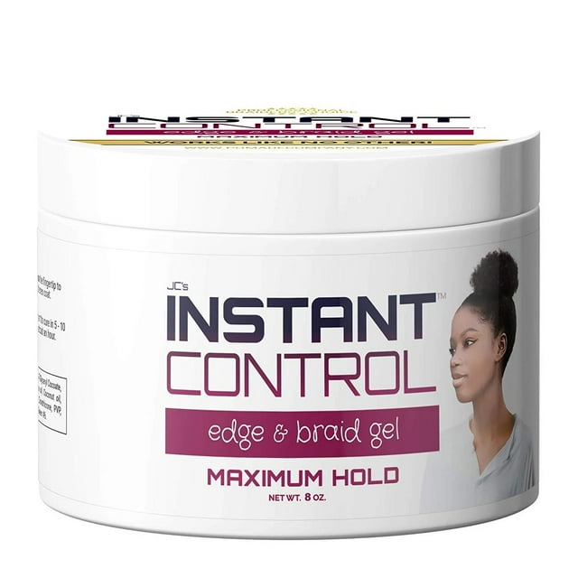 Instant Control Edge & Braid Gel  - Maximum Hold 8oz