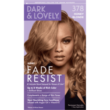 Load image into Gallery viewer, SoftSheen-Carson Dark and Lovely Fade Resist Rich Conditioning Hair Color, Permanent Hair Color - [378] Honey Blonde
