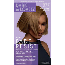 Load image into Gallery viewer, SoftSheen-Carson Dark and Lovely Fade Resist Rich Conditioning Hair Color, Permanent Hair Color - [377] Sun Kissed Brown
