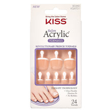 Load image into Gallery viewer, KISS Salon Acrylic Fn Toenail - Walk Away KSAT01
