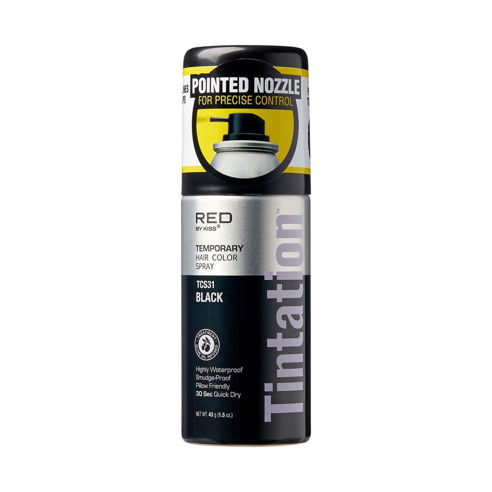 Kiss New York Tintation Color Spray 1.5oz - BlackTCS31