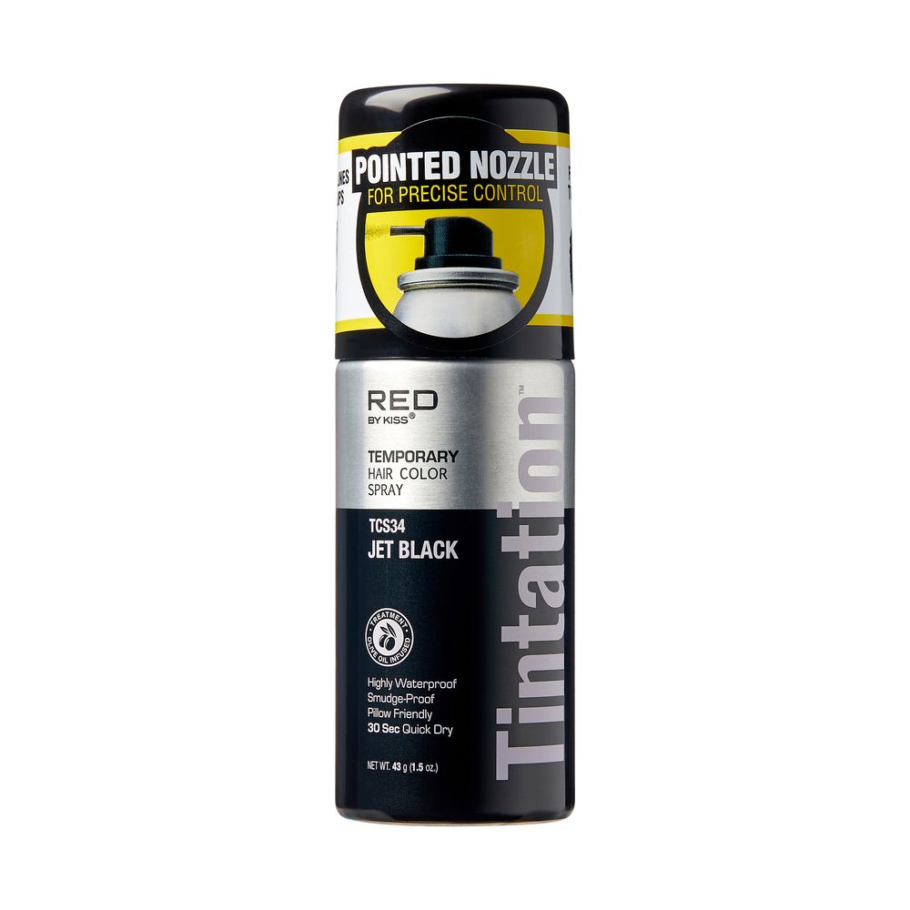Kiss New York Tintation Color Spray 1.5oz - Jet BlackTCS34